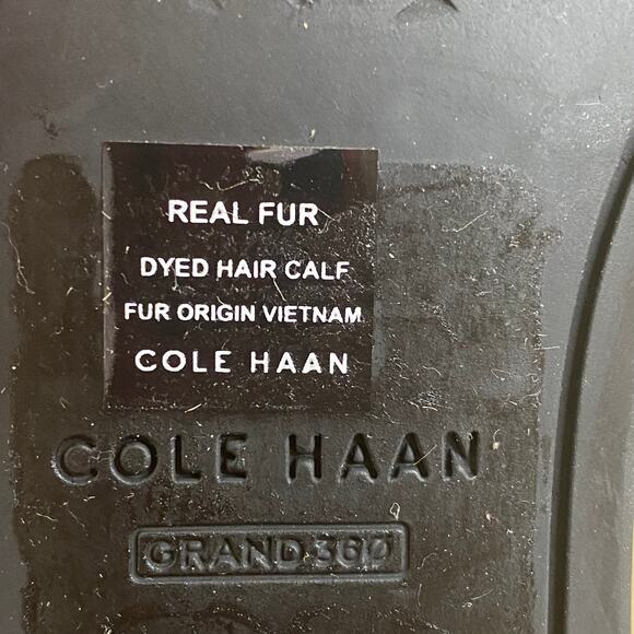 Cole Haan Womens Kimberly Water Resistant Leopard Heel Ankle Bootie Shoes 7.5B - Picture 11 of 15